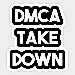 DMCA 1 Sticker